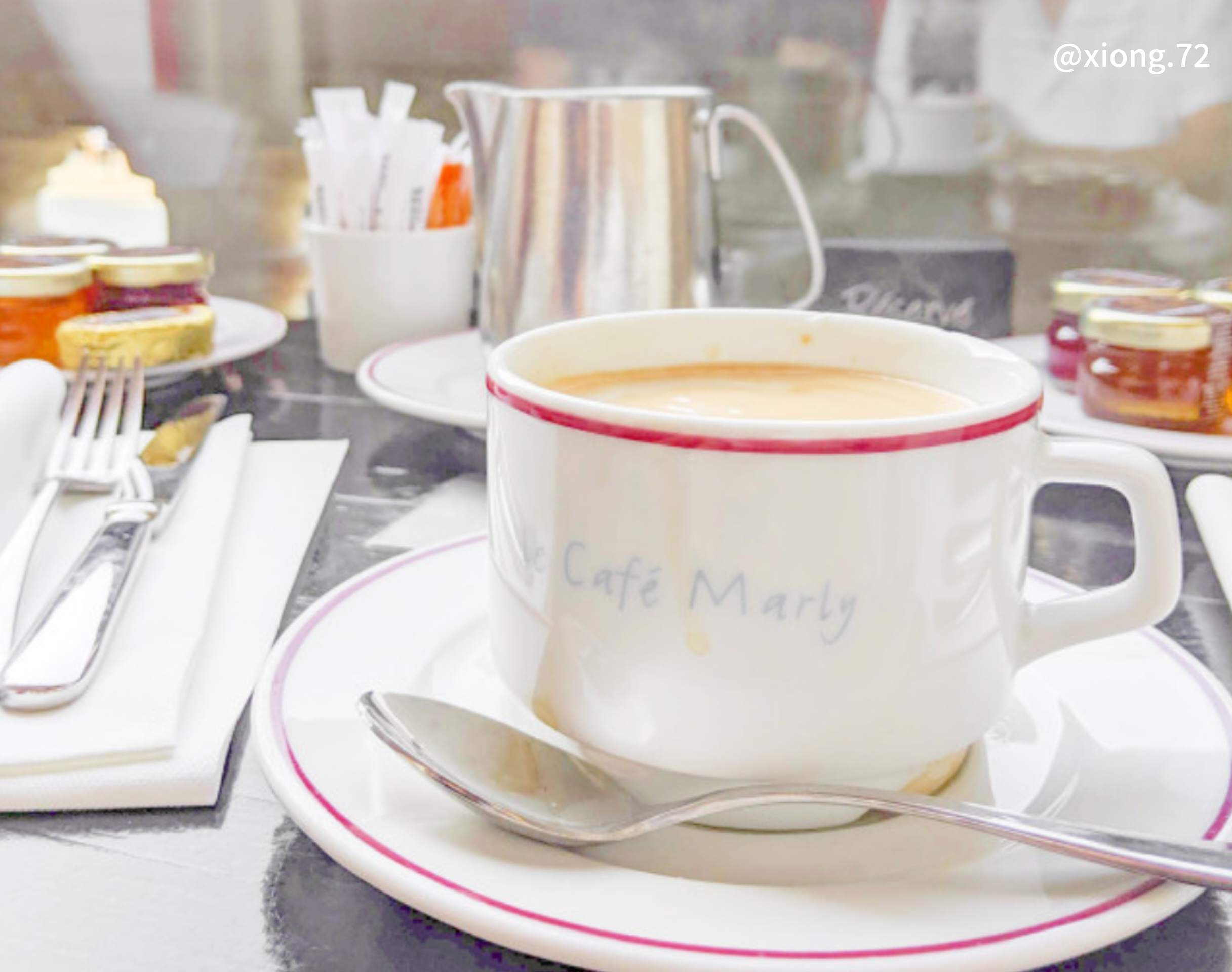 ルーブルで朝食を Le Café Marly